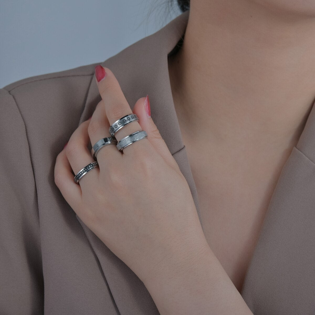 Rotatable symbolled Rings for Men