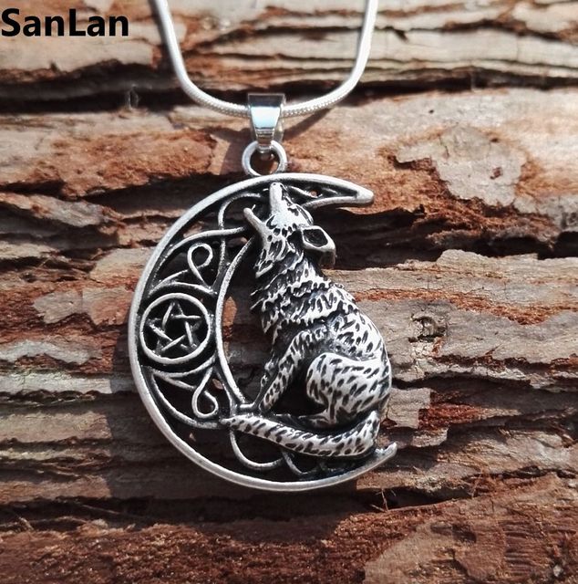 Wolf Pendant Necklace