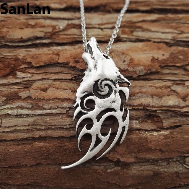 Wolf Pendant Necklace