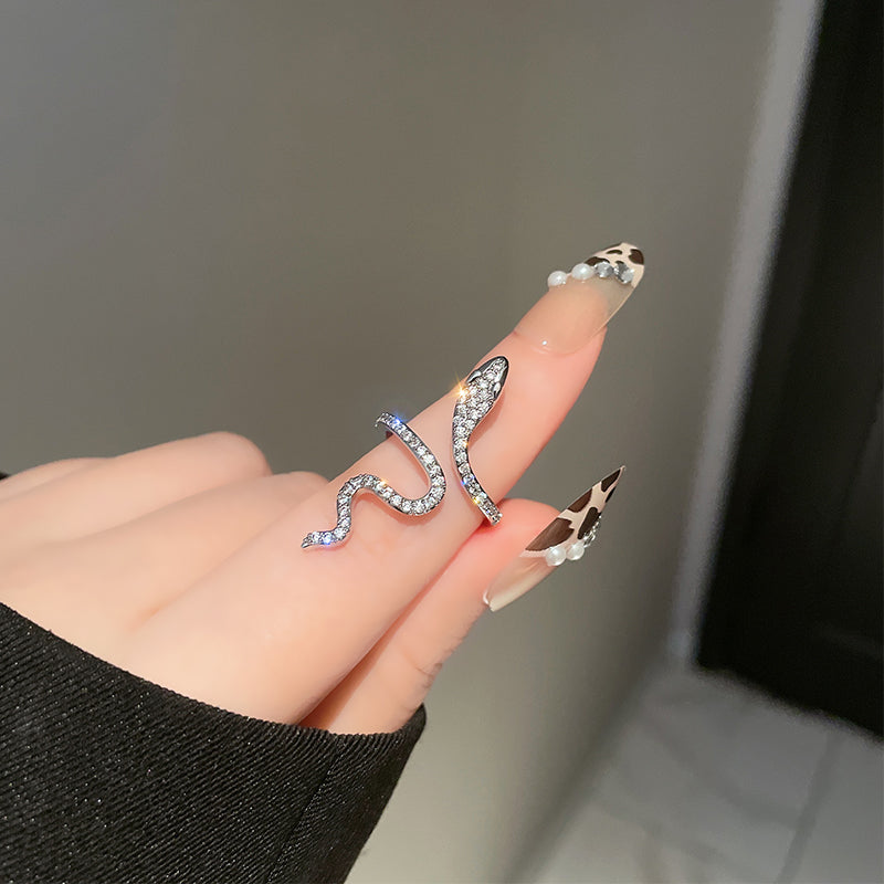 Crystal Snake Ring