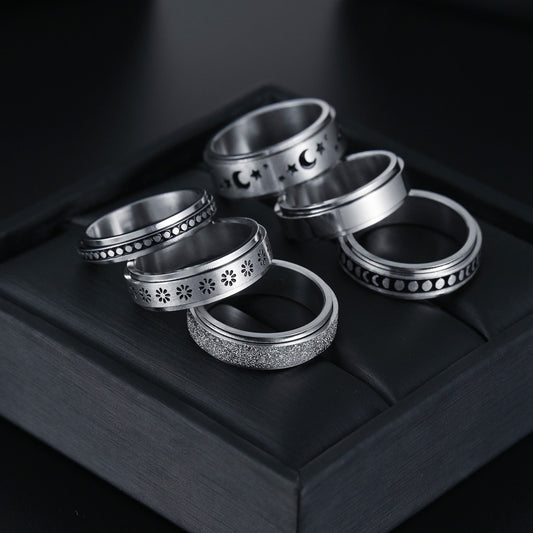 Rotatable symbolled Rings for Men